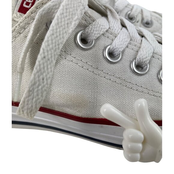 Converse Chuck Taylor All Star White Low Top Shoe M7652 Unisex Men 5 Womens 7 - Picture 6 of 11